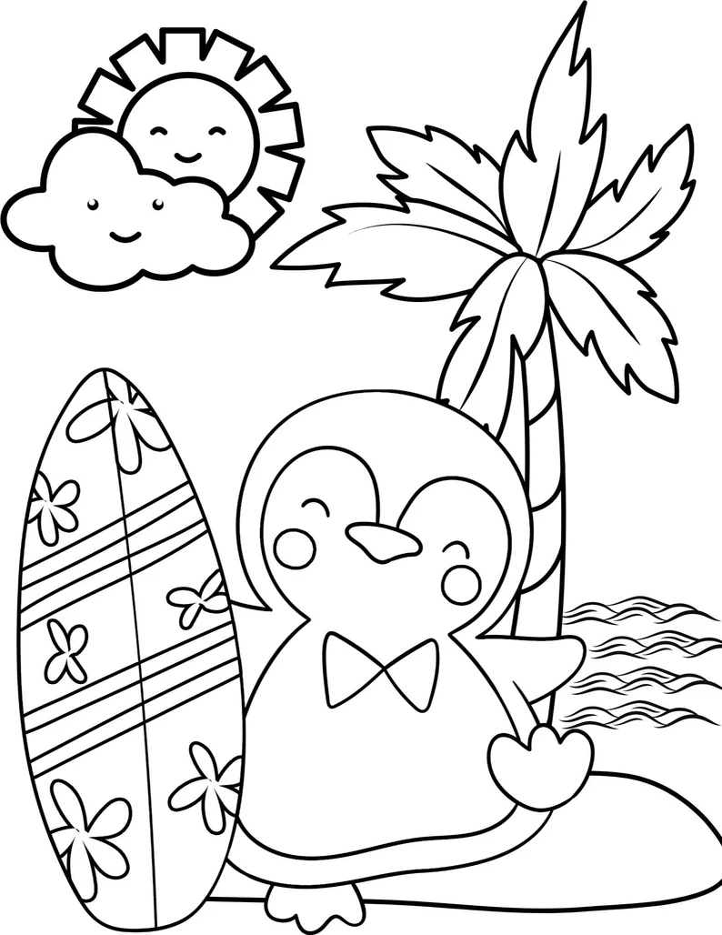 Best 45 Summer Coloring Pages Animals Ideas 31