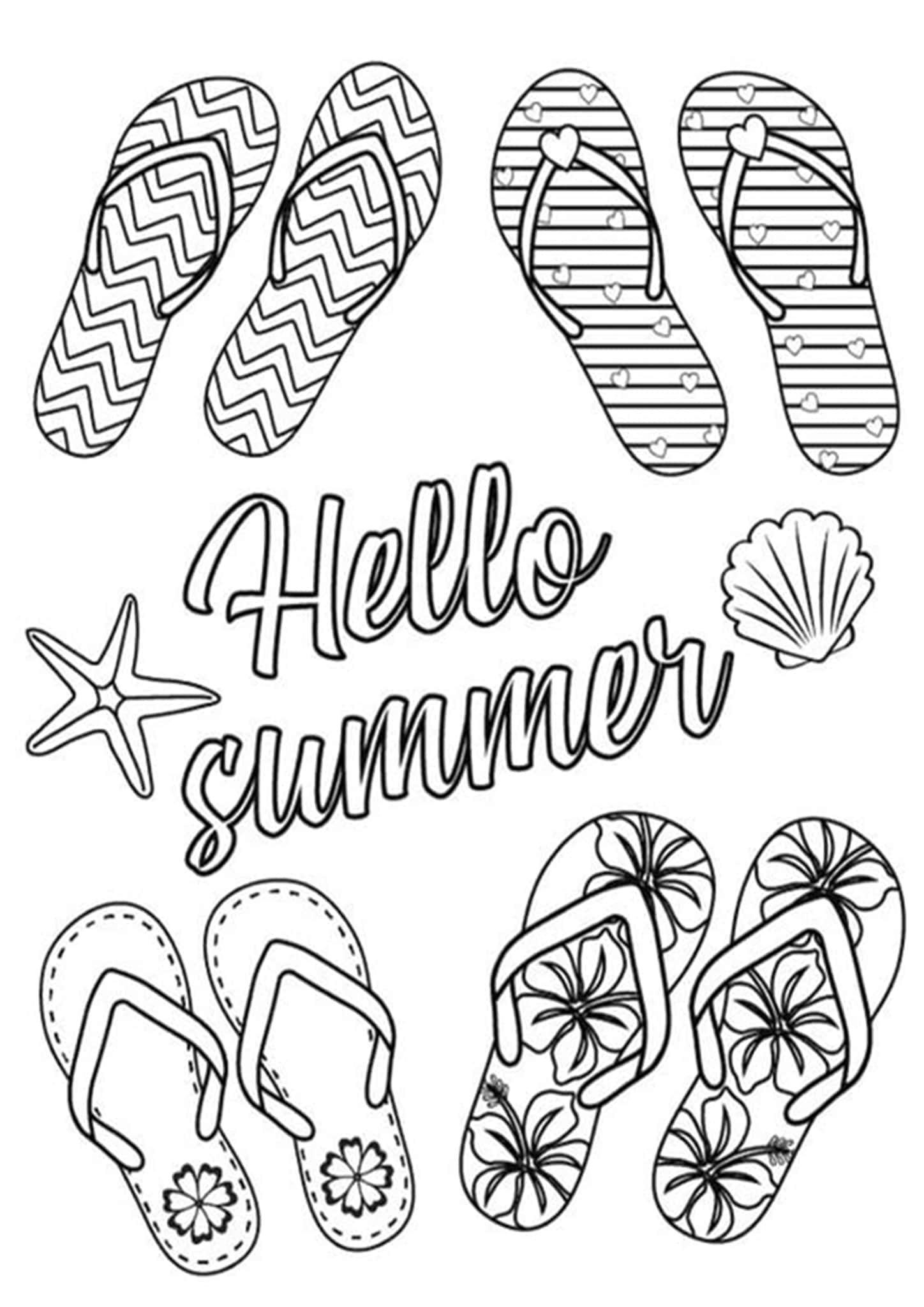 Best 45 Summer Time Coloring Pages For Adults Ideas 10