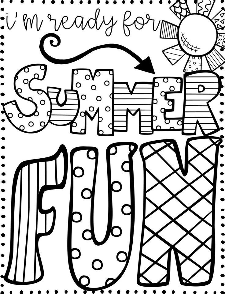 Best 45 Summer Time Coloring Pages For Adults Ideas 22