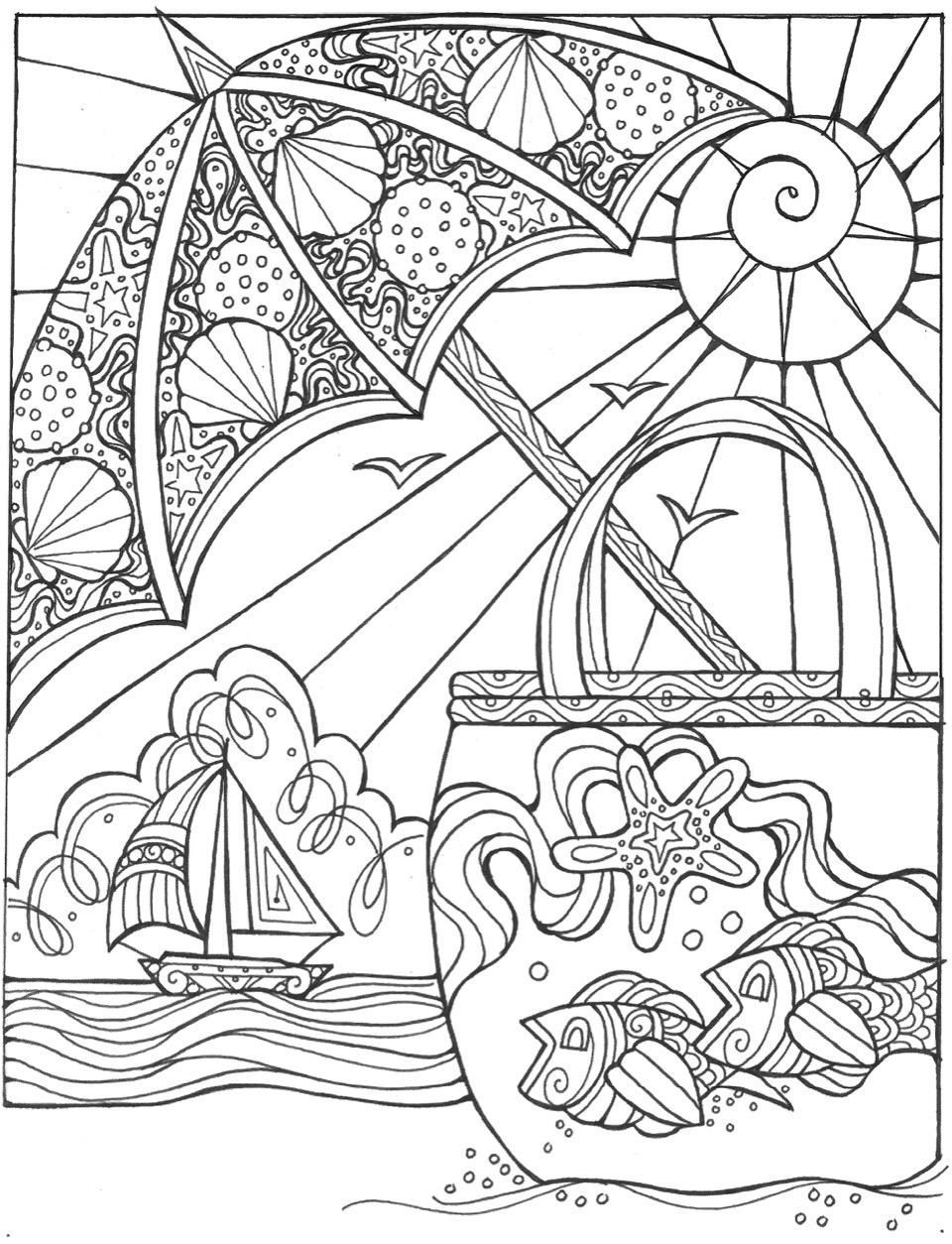 Best 45 Summer Time Coloring Pages For Adults Ideas 27