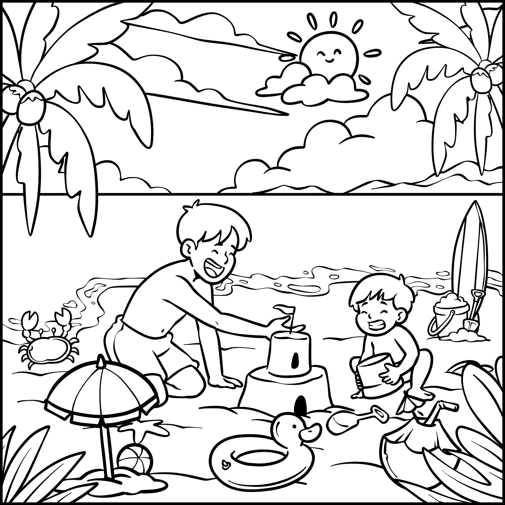 Best 45 Summer Time Coloring Pages For Adults Ideas 36