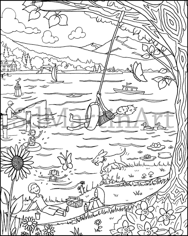 Best 45 Summer Time Coloring Pages For Adults Ideas 38