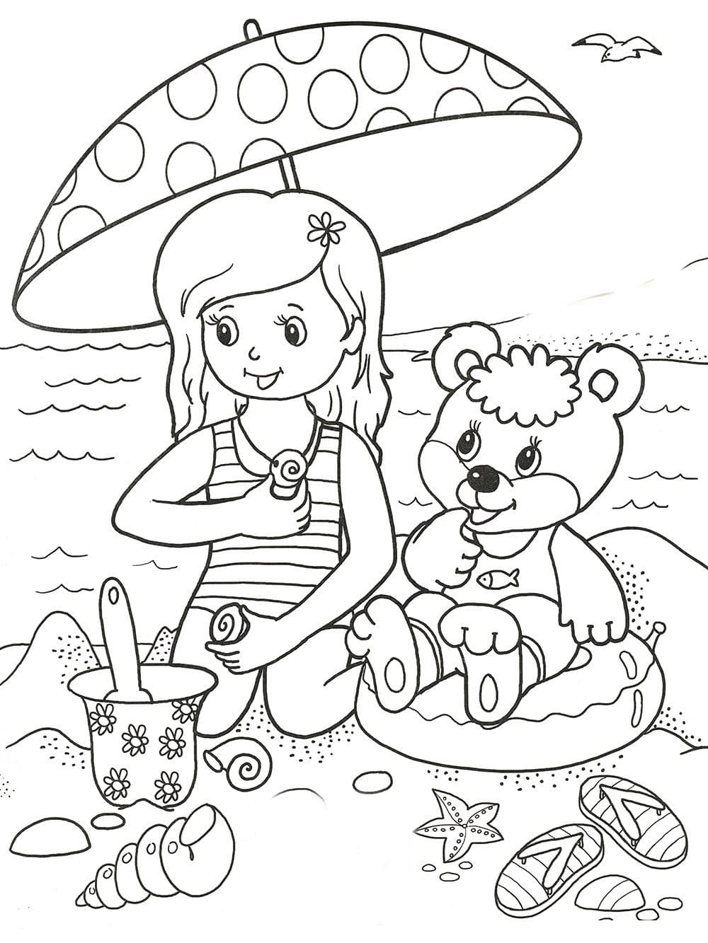 Best 45 Summer Time Coloring Pages For Adults Ideas 6