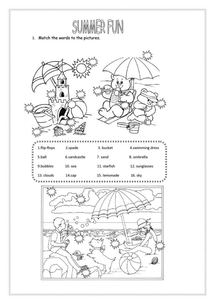 Best 45 Summer Worksheets For Grade R Ideas 30