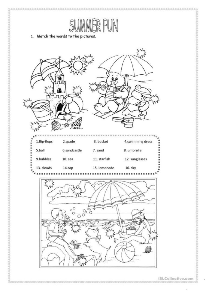 Best 45 Summer Worksheets For Grade R Ideas 38