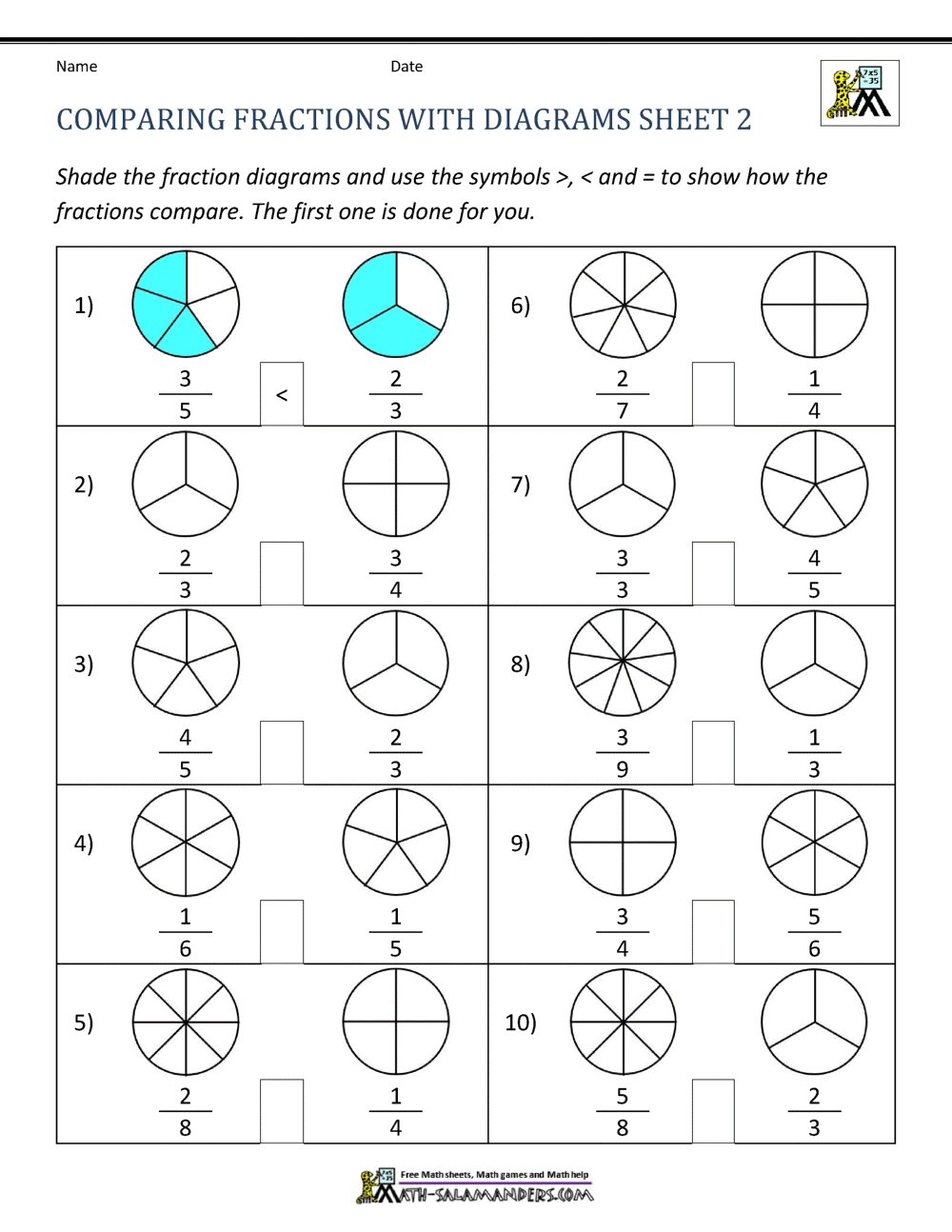 Best 50 Fraction Worksheets For 4Th Graders Ideas 23