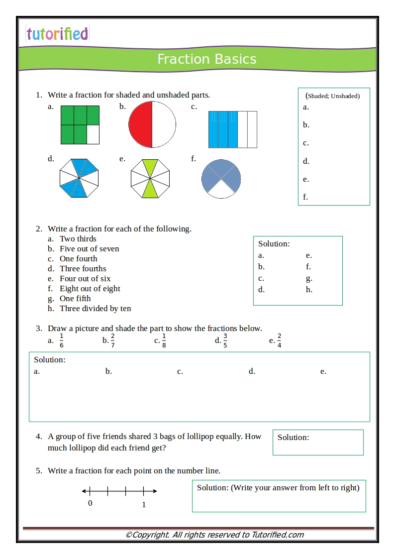 Best 50 Fraction Worksheets For 4Th Graders Ideas 26