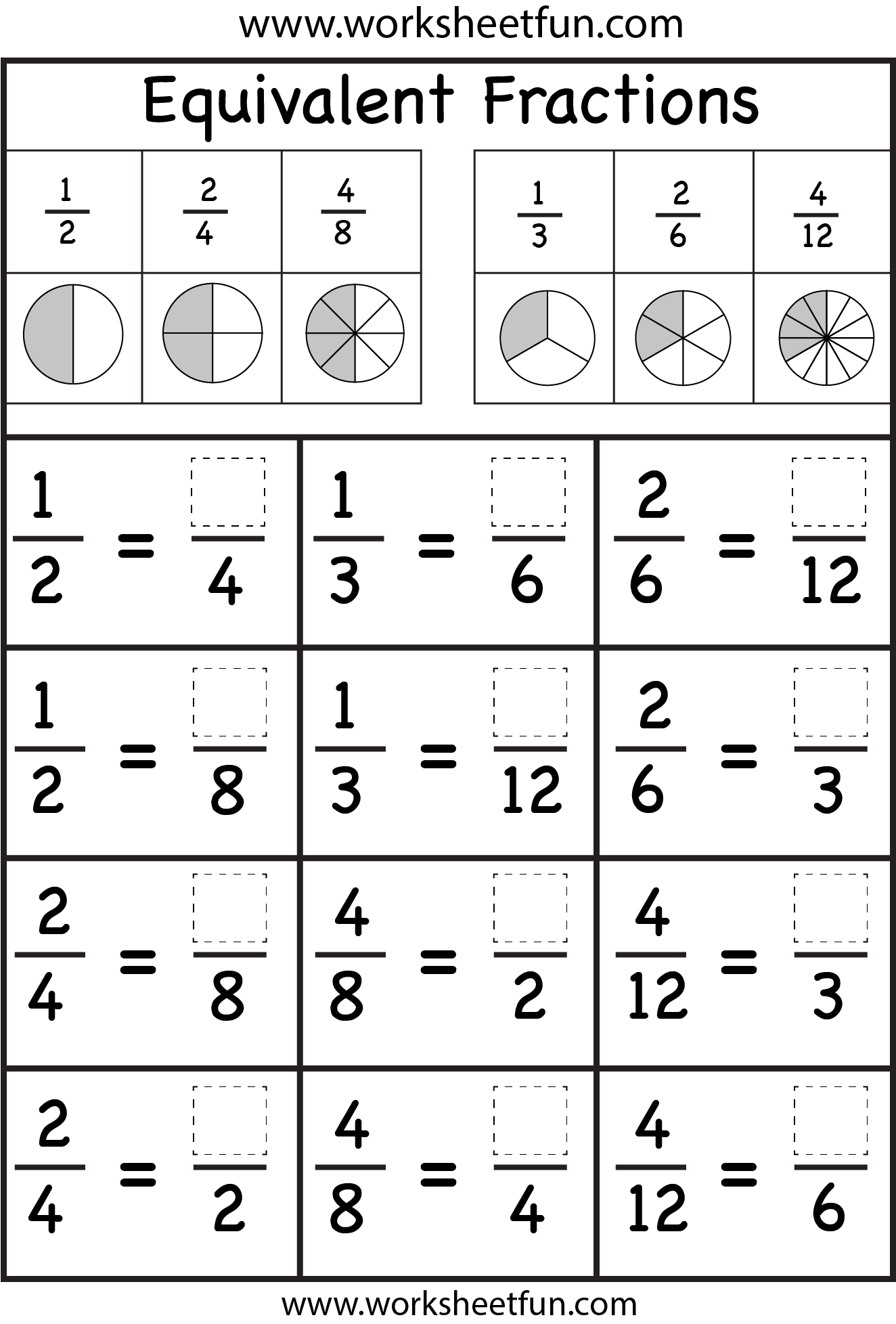 Best 50 Fraction Worksheets For 4Th Graders Ideas 37