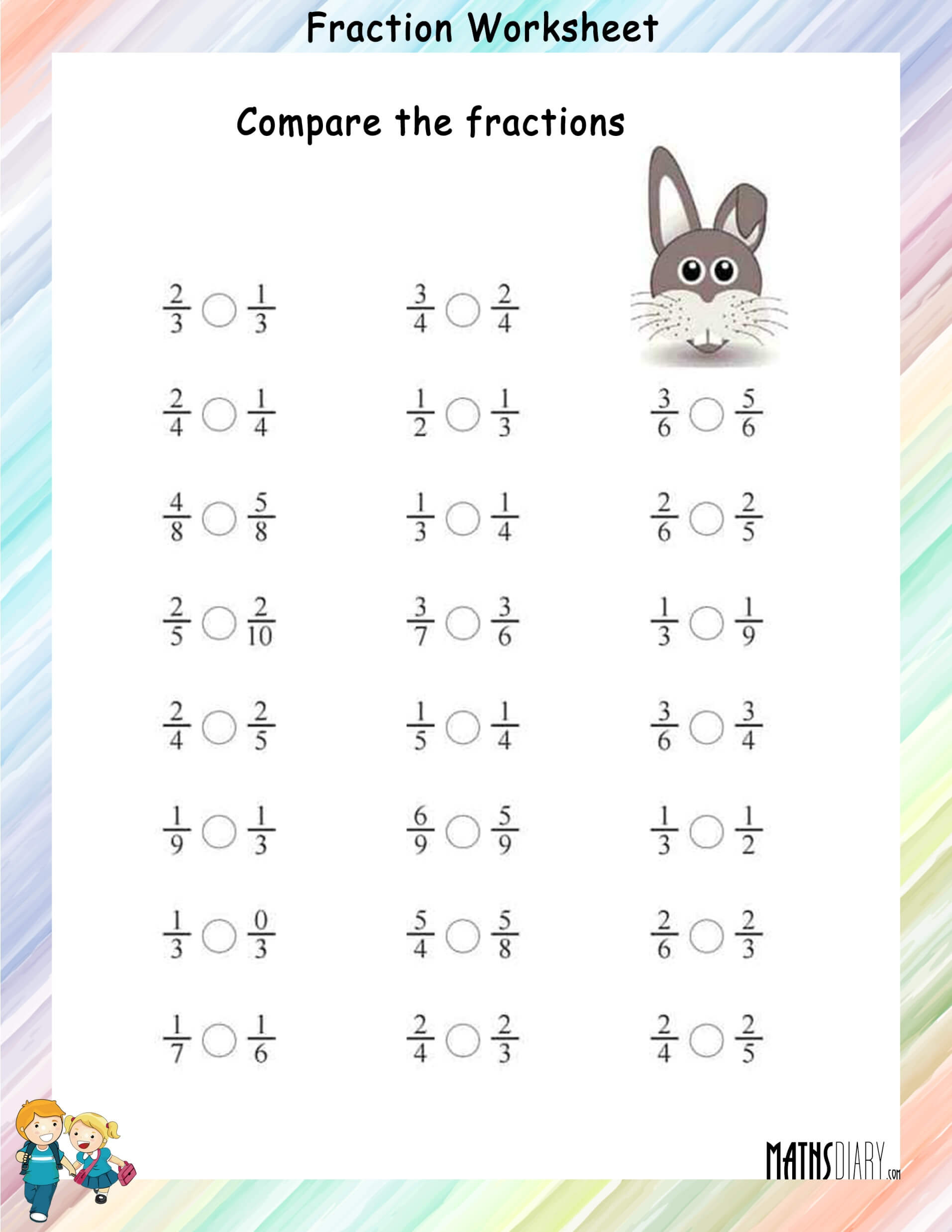 Best 50 Fraction Worksheets For 4Th Graders Ideas 38