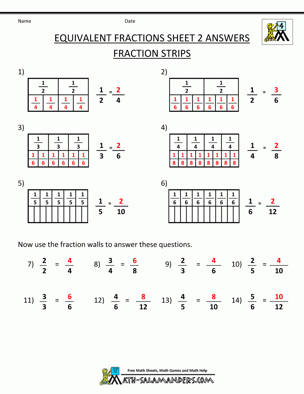 Best 50 Fraction Worksheets For 4Th Graders Ideas 8