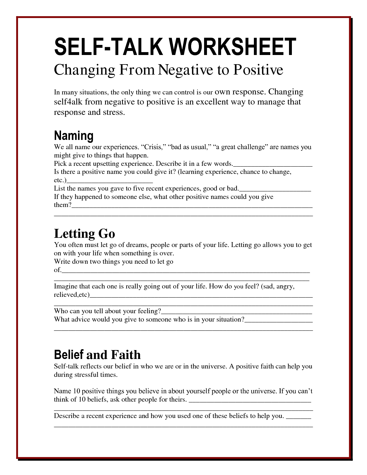 Best 50 Mental Health Worksheets Ideas 32