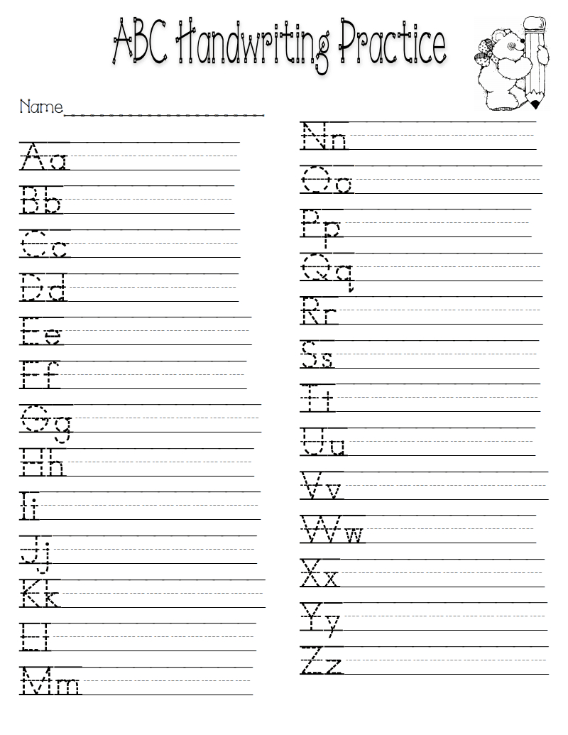 Best 50 Print Handwriting Worksheets Pdf Free Ideas 36