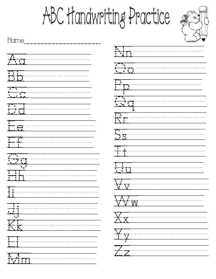 Best 50 Print Handwriting Worksheets Pdf Free Ideas 50