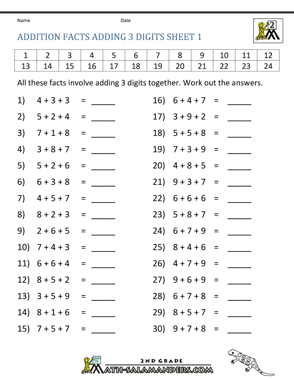 Best 50 Single Digit Addition Worksheets Ideas 29