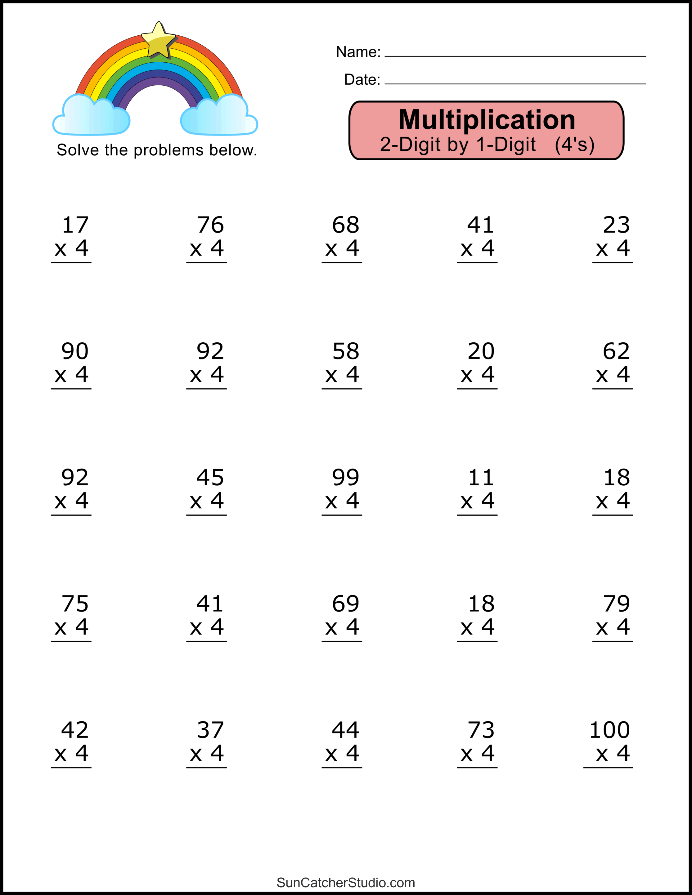 Get 85 3Rd Grade Multiplication Worksheets Ideas 32