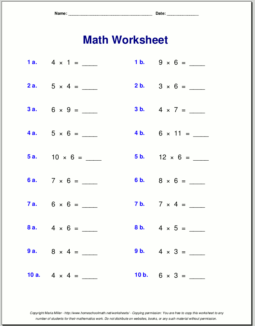 Get 85 3Rd Grade Multiplication Worksheets Ideas 37