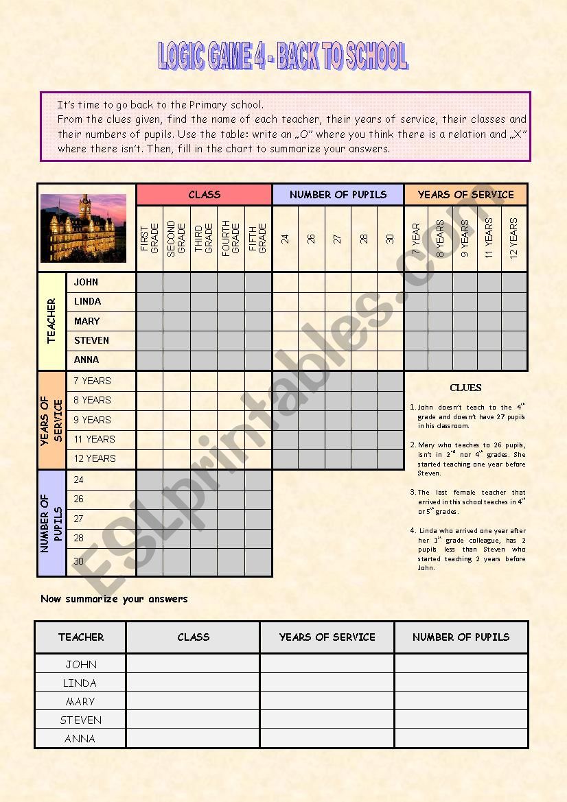 Get 85 Back-To-School Logic Puzzles Ideas 11