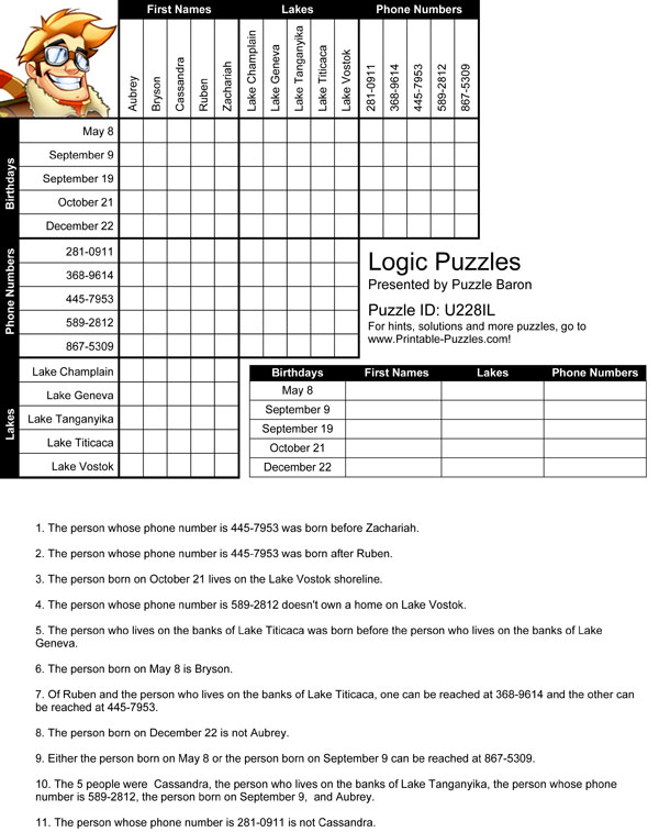 Get 85 Back-To-School Logic Puzzles Ideas 27