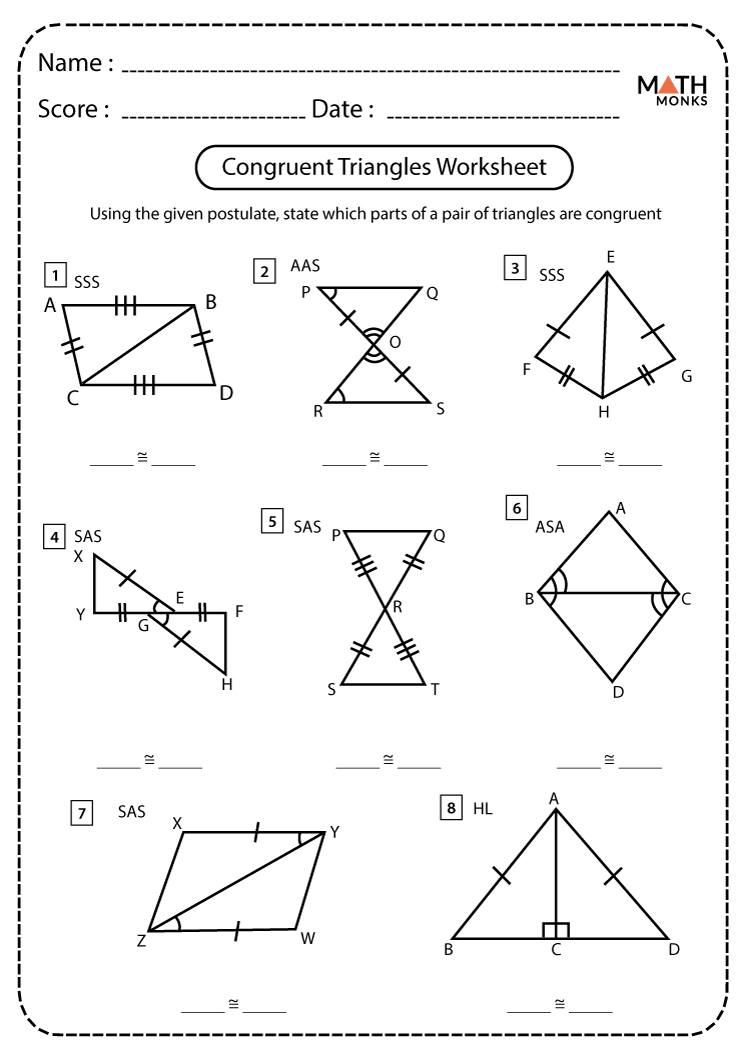 Get 85 Congruent Triangles Worksheets Ideas 10