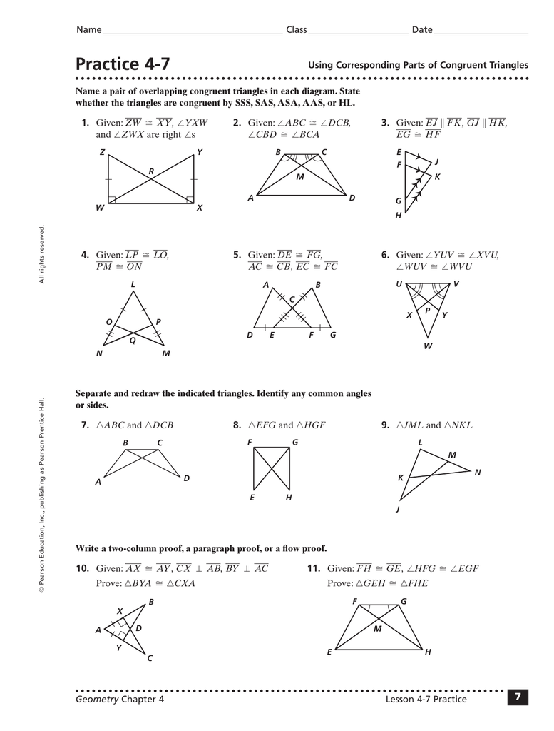 Get 85 Congruent Triangles Worksheets Ideas 14