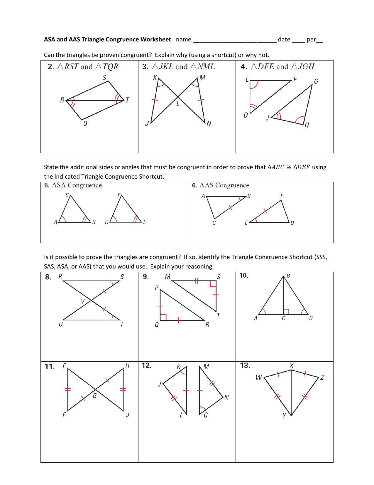 Get 85 Congruent Triangles Worksheets Ideas 31