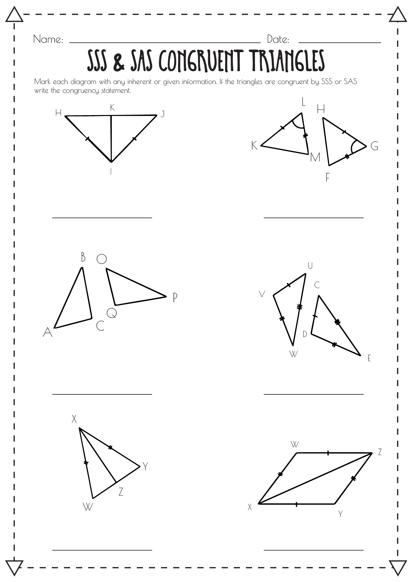 Get 85 Congruent Triangles Worksheets Ideas 36