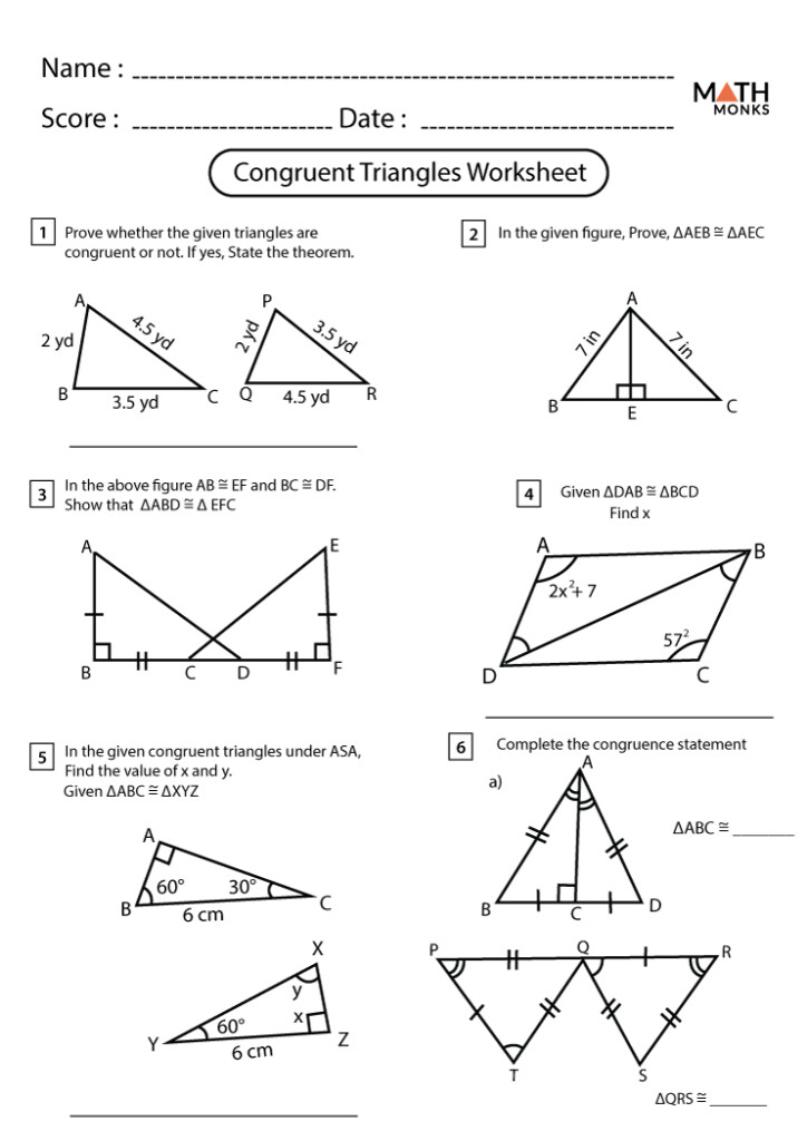 Get 85 Congruent Triangles Worksheets Ideas 39