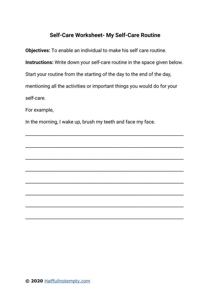 Get 85 Couples Self-Care Worksheets Ideas 9