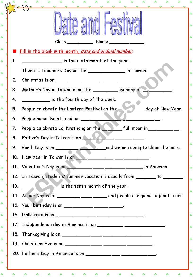 Get 85 June Festival Worksheets Ideas 31