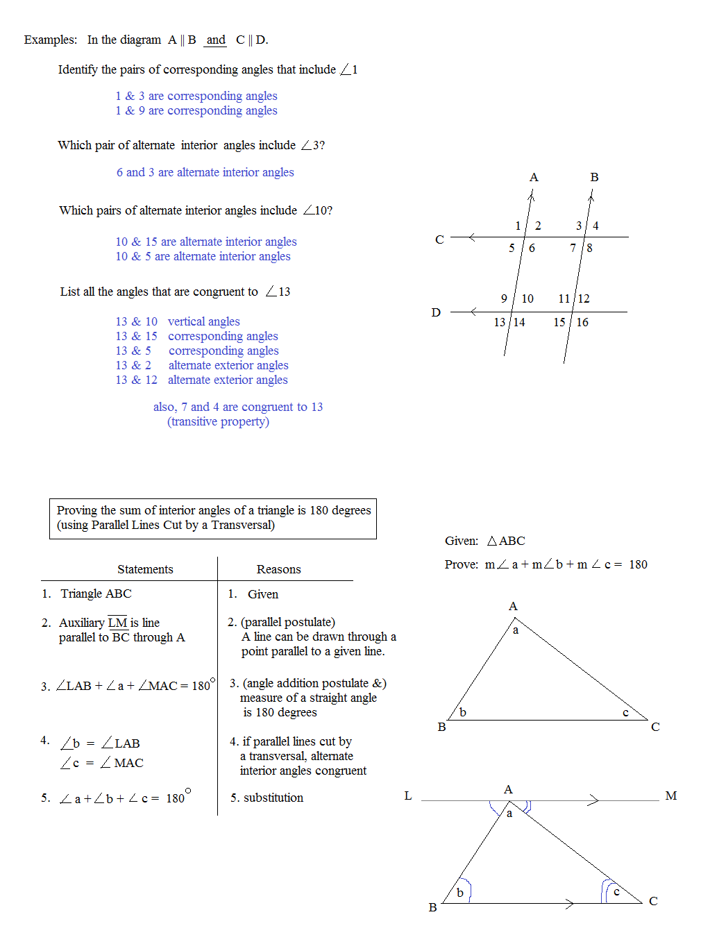 Get 85 Parallel Lines Cut By A Transversal Worksheets Ideas 12