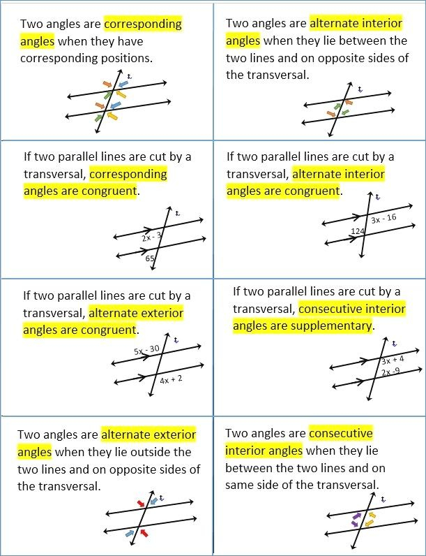 Get 85 Parallel Lines Cut By A Transversal Worksheets Ideas 24