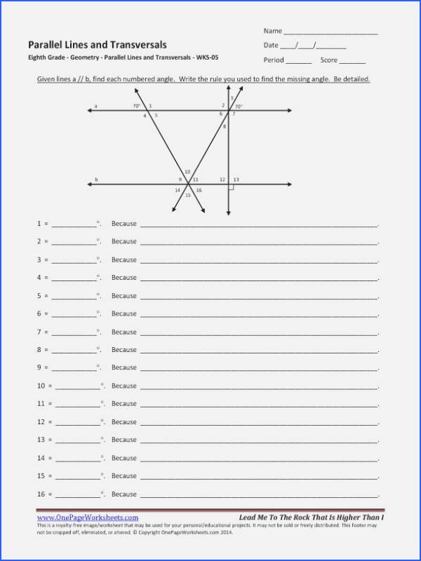 Get 85 Parallel Lines Cut By A Transversal Worksheets Ideas 38