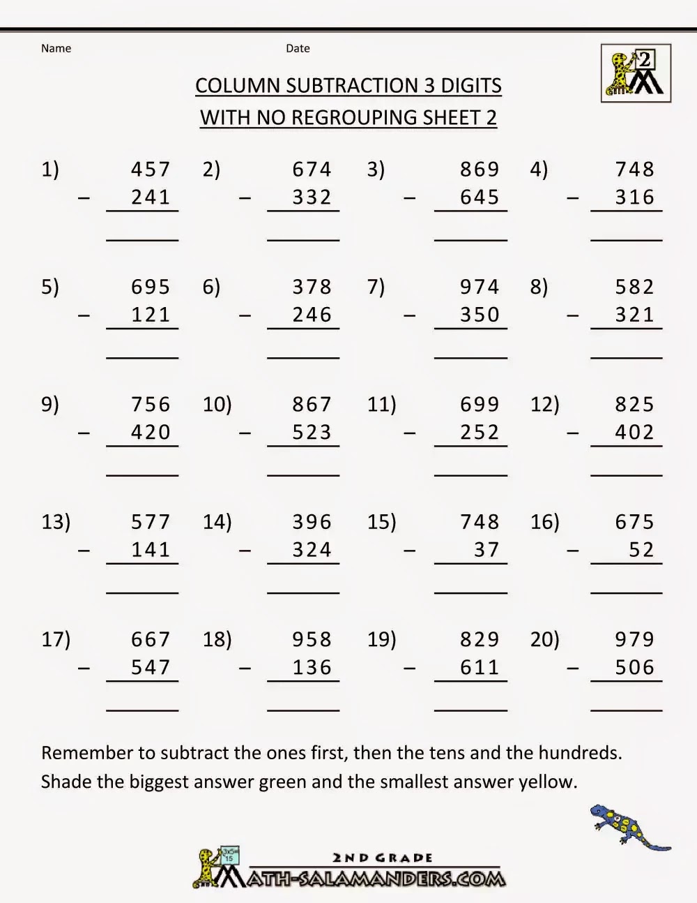 Get 85 Spring Subtraction Worksheet Ideas 19