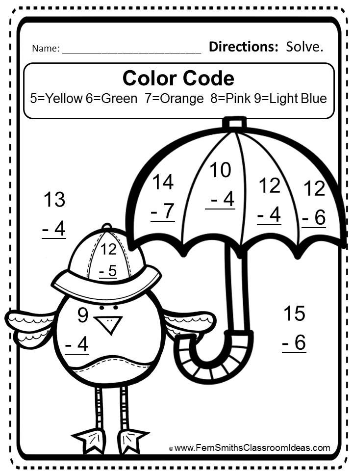 Get 85 Spring Subtraction Worksheet Ideas 21