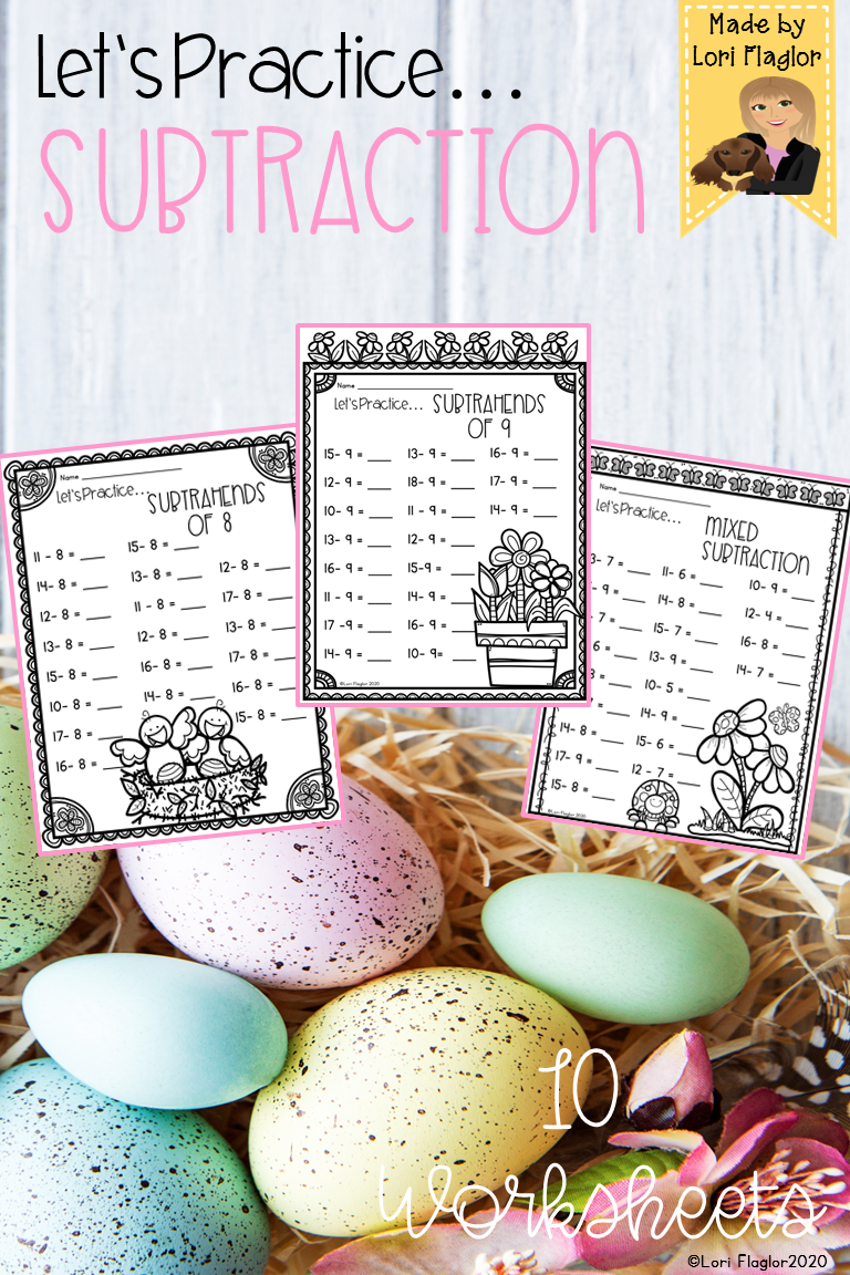 Get 85 Spring Subtraction Worksheet Ideas 23