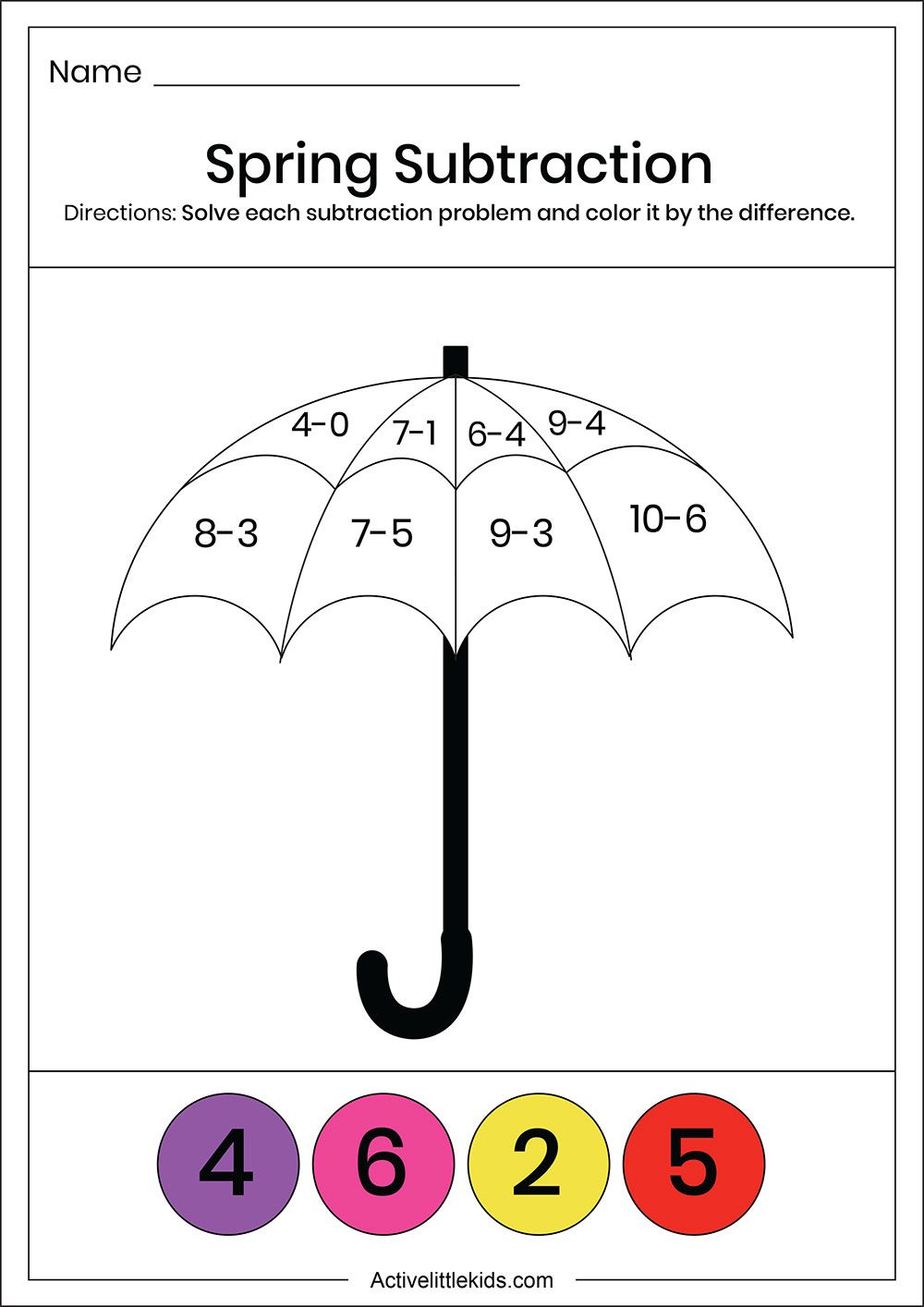 Get 85 Spring Subtraction Worksheet Ideas 44