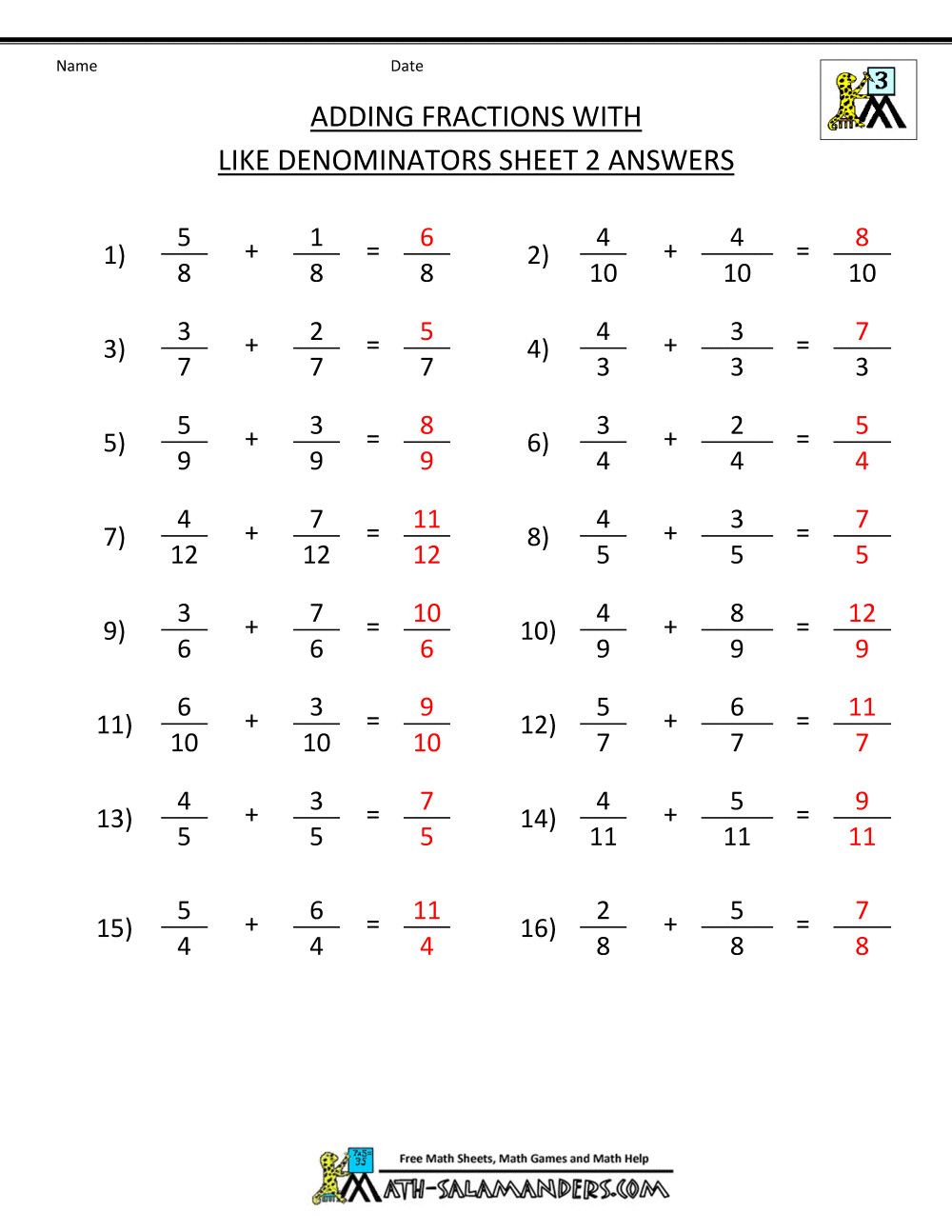 Save 60+ Adding And Subtracting Fractions Worksheets Ideas 29