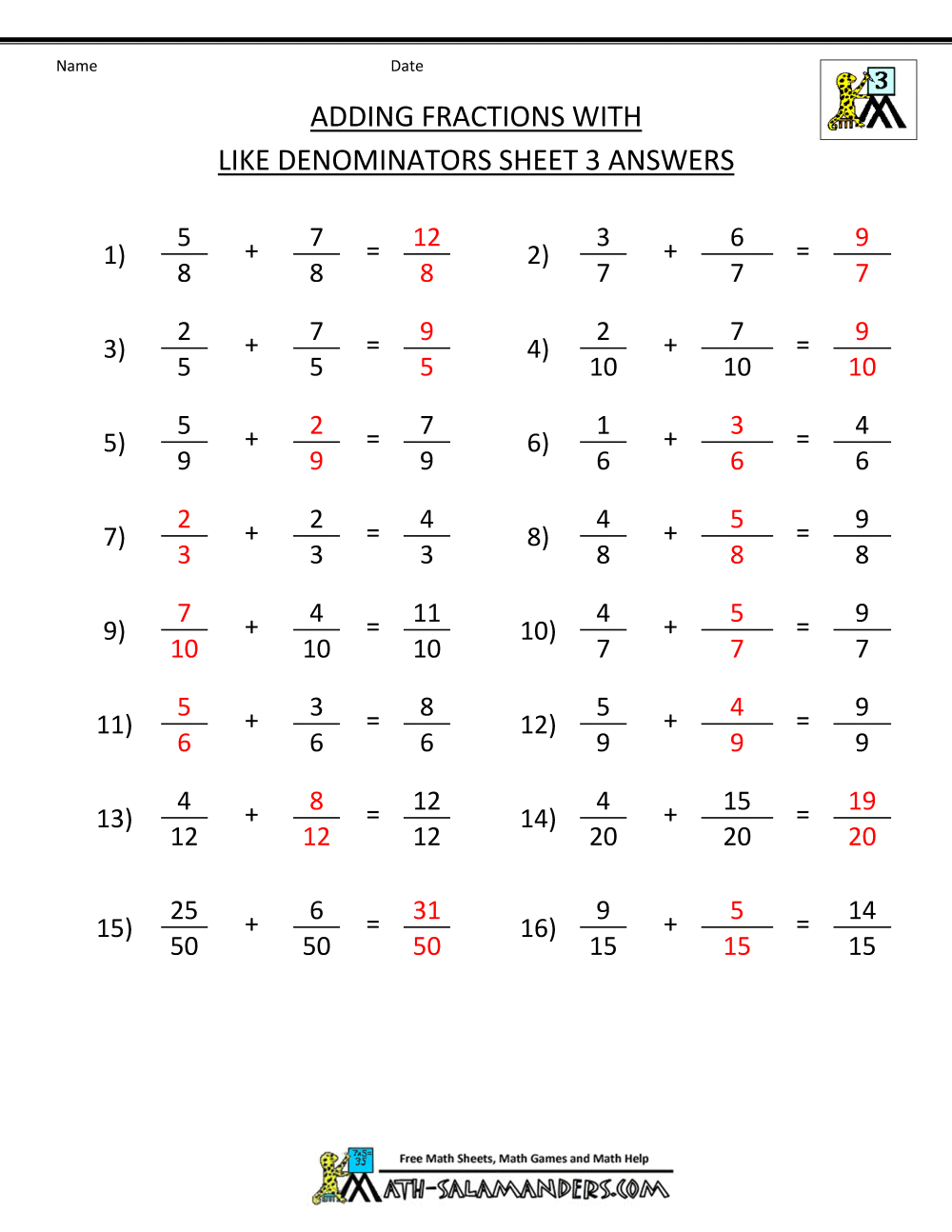 Save 60+ Adding And Subtracting Fractions Worksheets Ideas 4