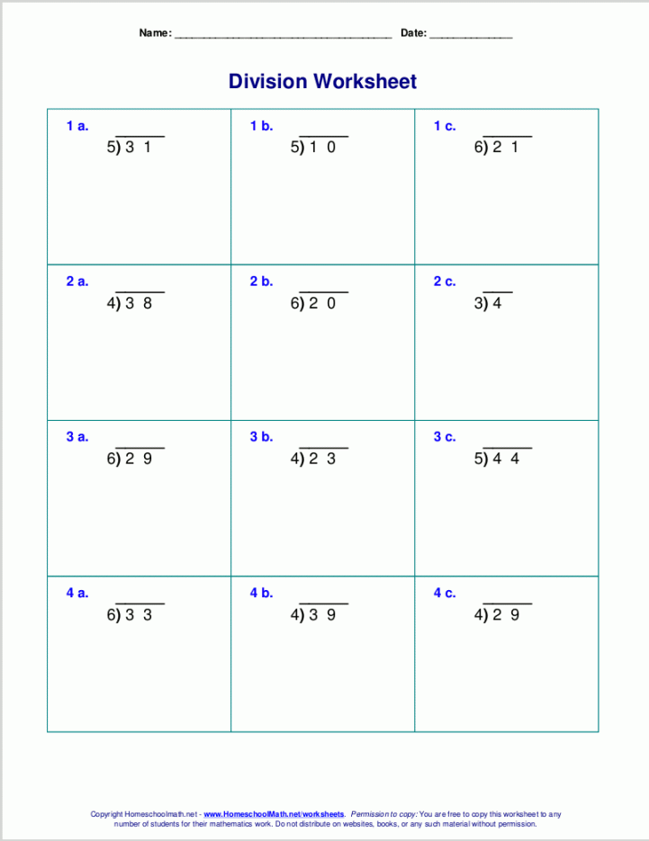 Save 60 Division Worksheets Grade 4 Ideas 16