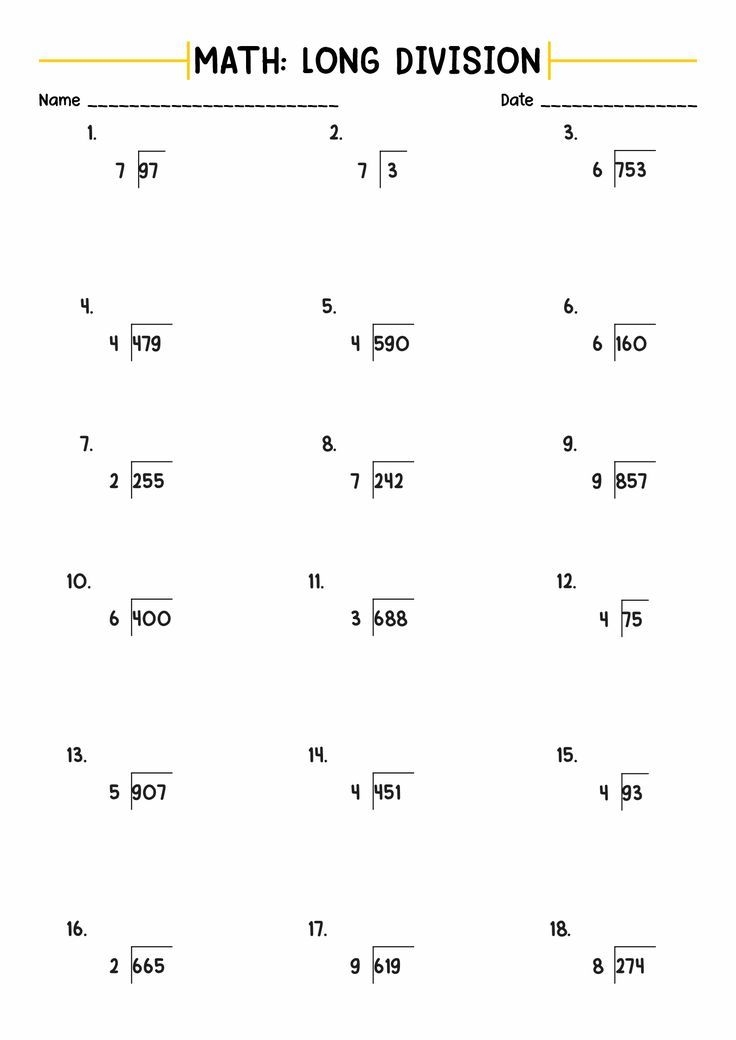 Save 60 Division Worksheets Grade 4 Ideas 17