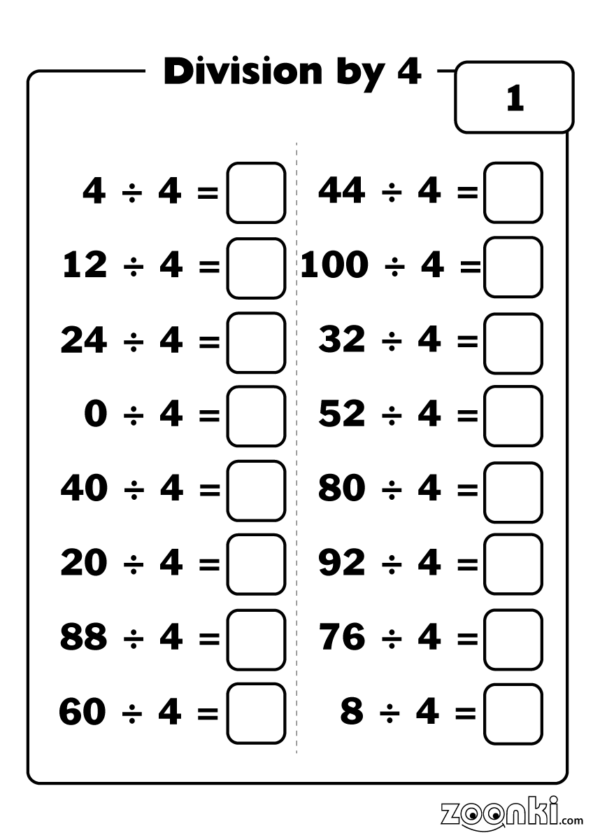 Save 60 Division Worksheets Grade 4 Ideas 21