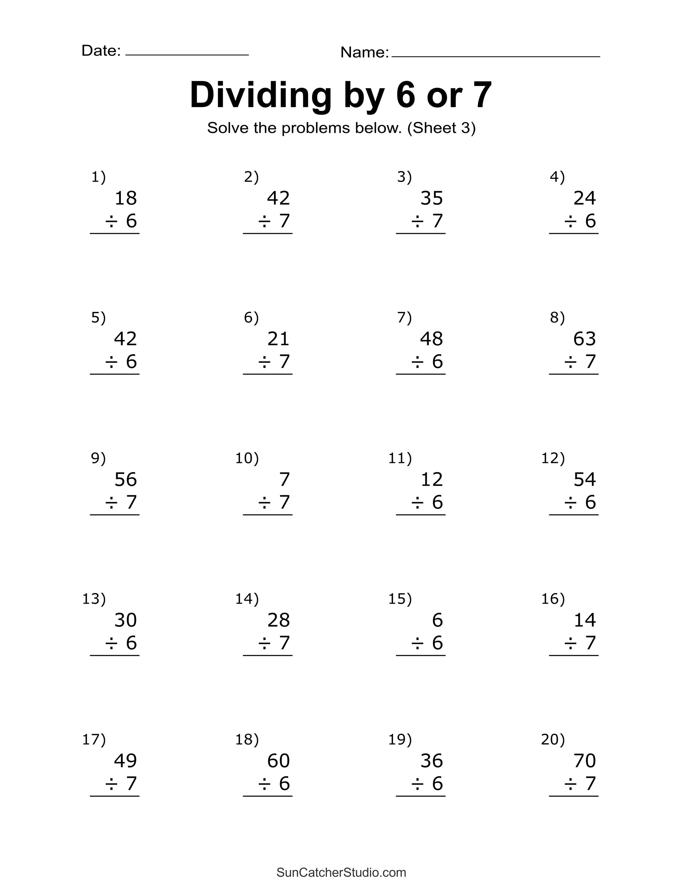 Save 60 Division Worksheets Grade 4 Ideas 30