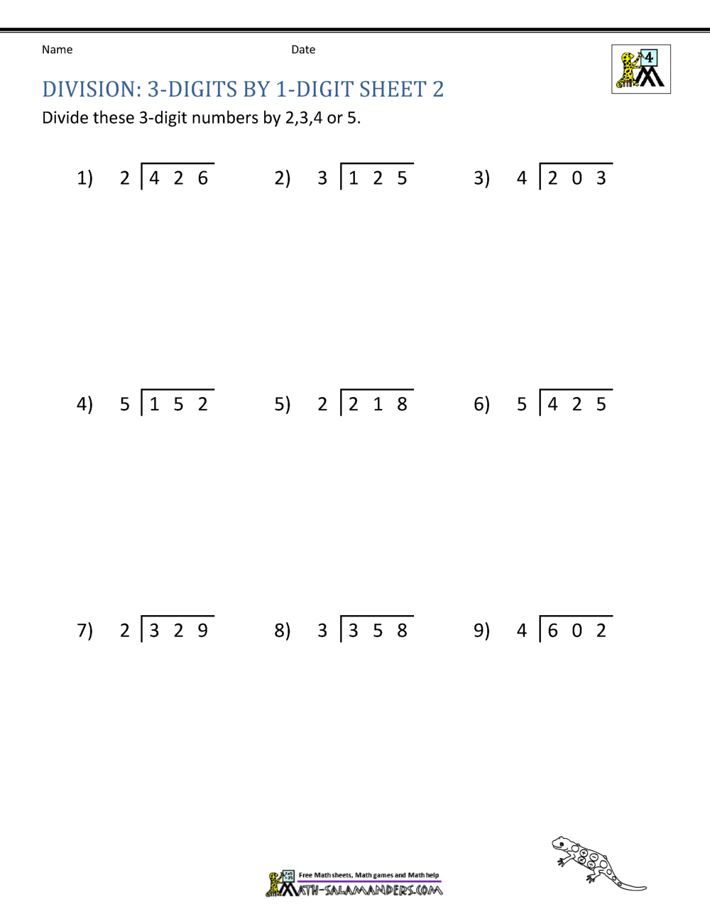 Save 60 Division Worksheets Grade 4 Ideas 50