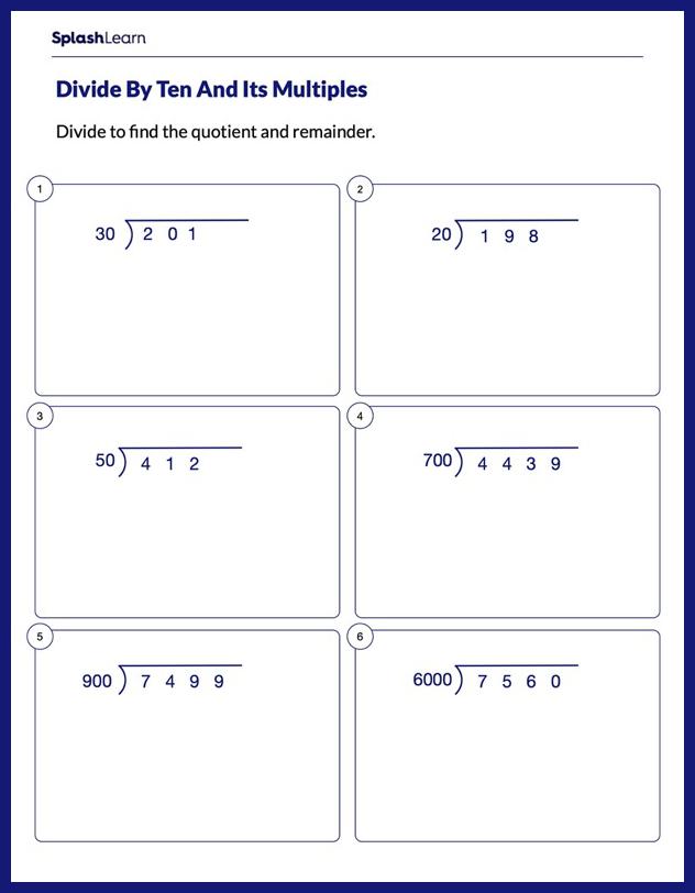 Save 60 Division Worksheets Grade 4 Ideas 8