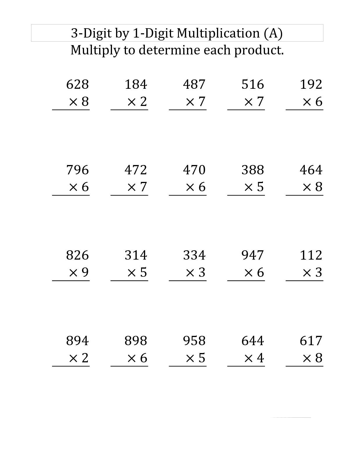 Save 60+ Multiplication Worksheets Grade 4 Ideas 24