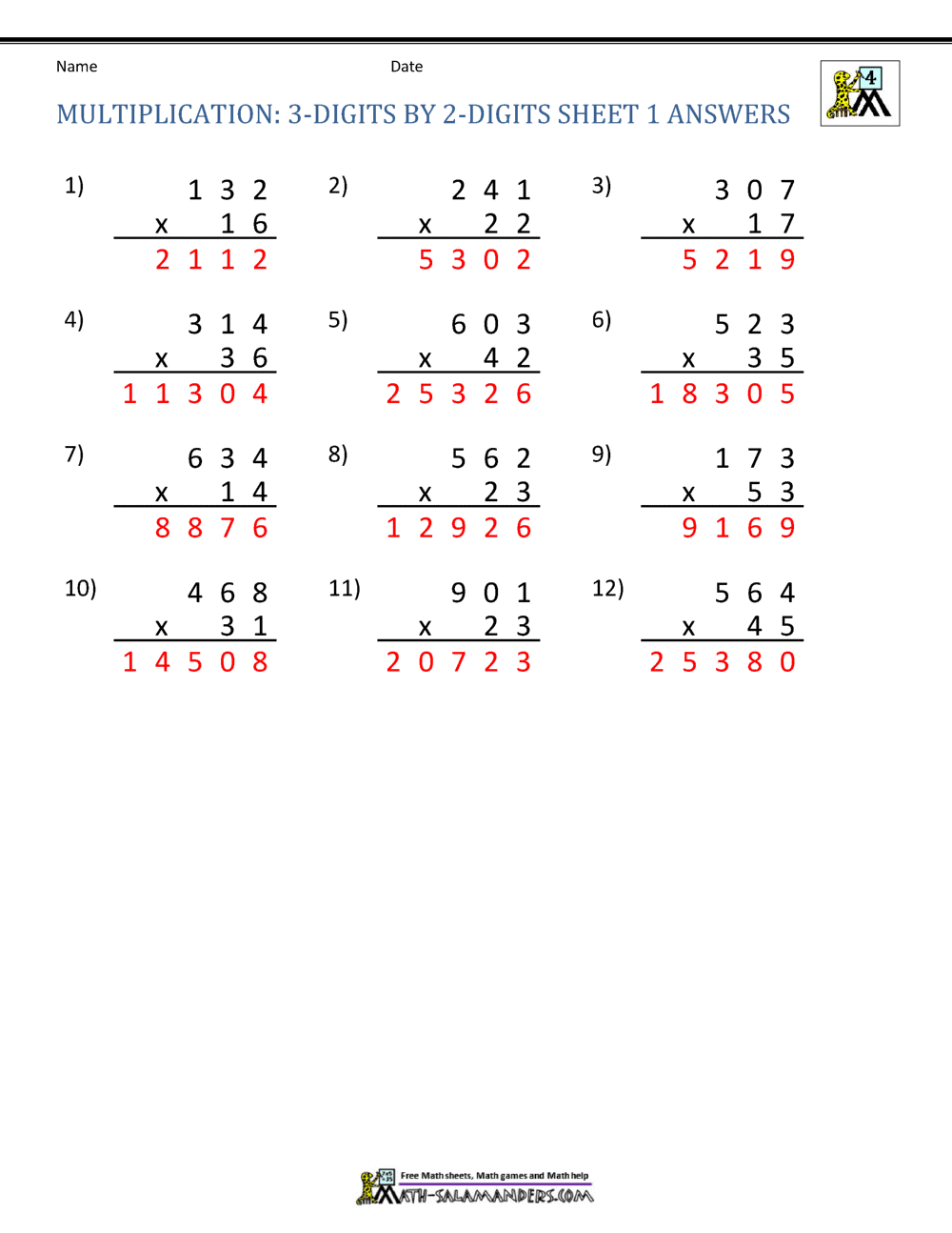 Save 60+ Multiplication Worksheets Grade 4 Ideas 6