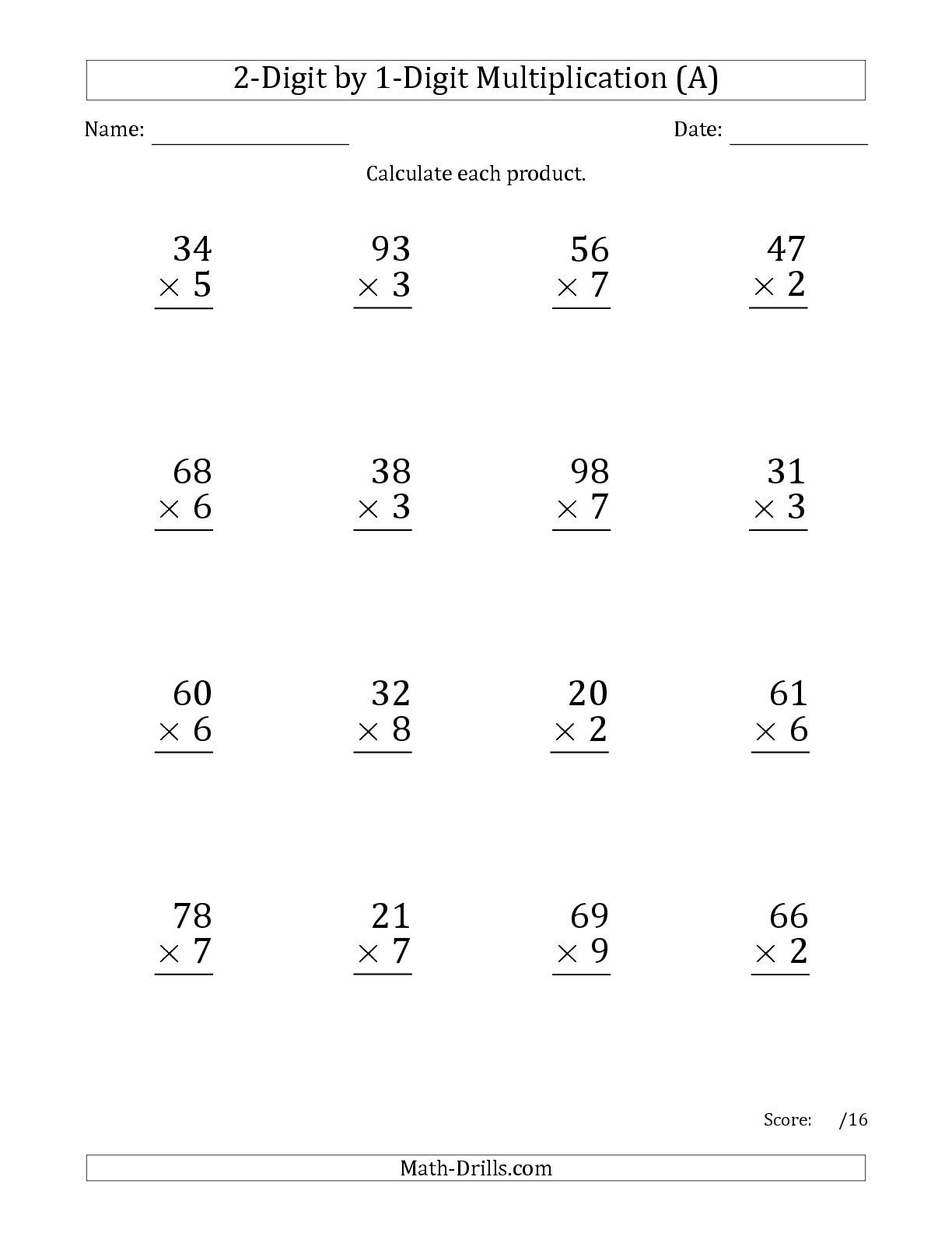 Save 60+ Multiplication Worksheets Grade 4 Ideas 9