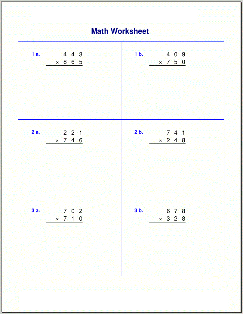 Save 60 Multiplication Worksheets Pdf Ideas 12