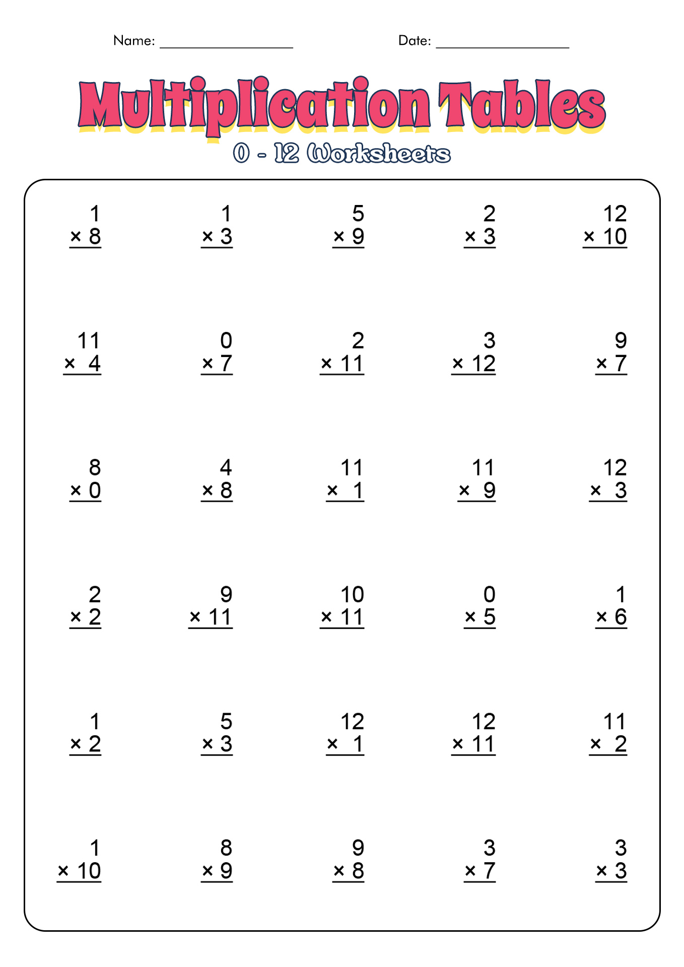 Save 60 Multiplication Worksheets Pdf Ideas 21