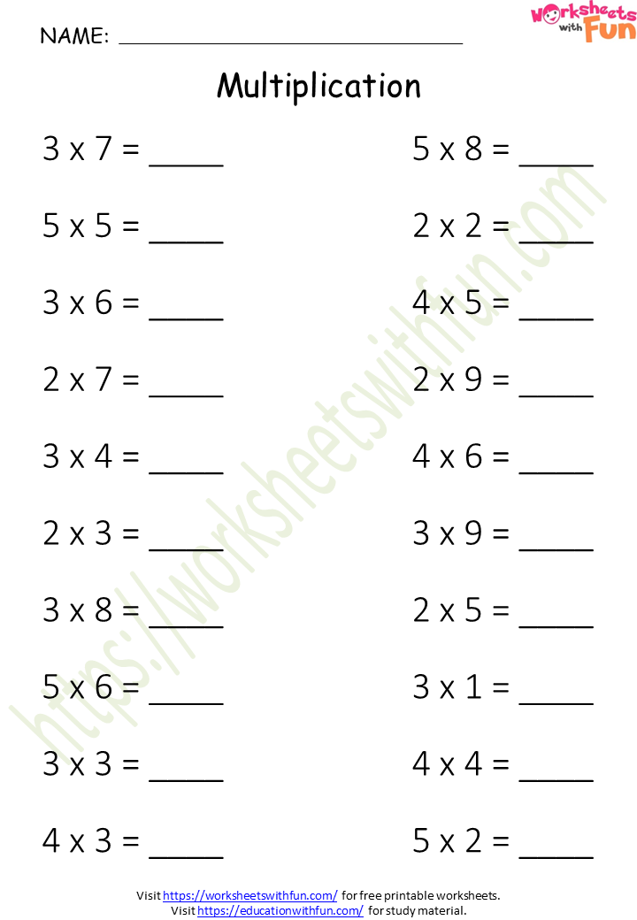 Save 60 Multiplication Worksheets Pdf Ideas 22